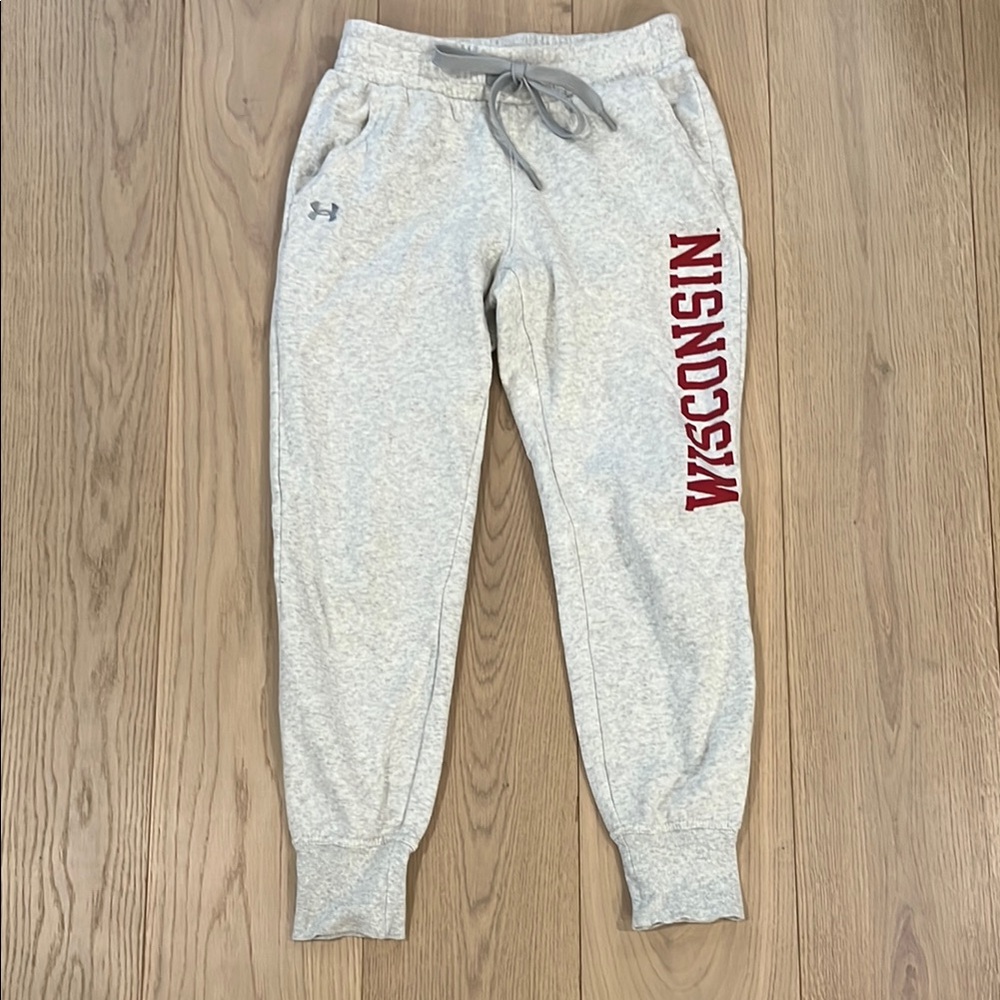 Under Armour Women’s Gray Wisconsin Badger Joggers Size XS